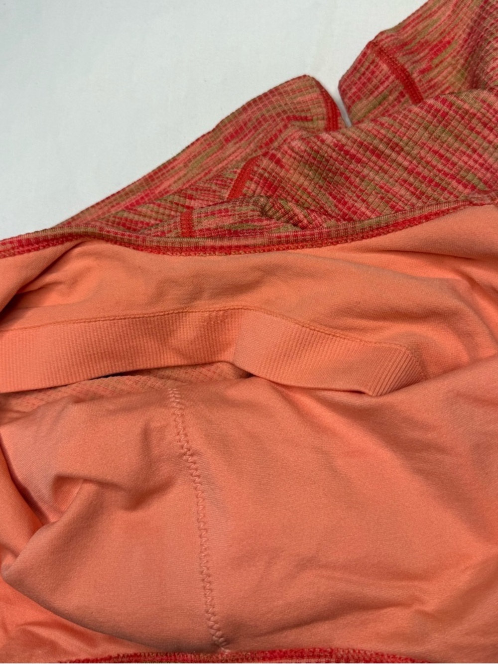 JoyLab heathered coral/orange-pink blend Open Back Bodysuit Romper - Picture 14 of 16